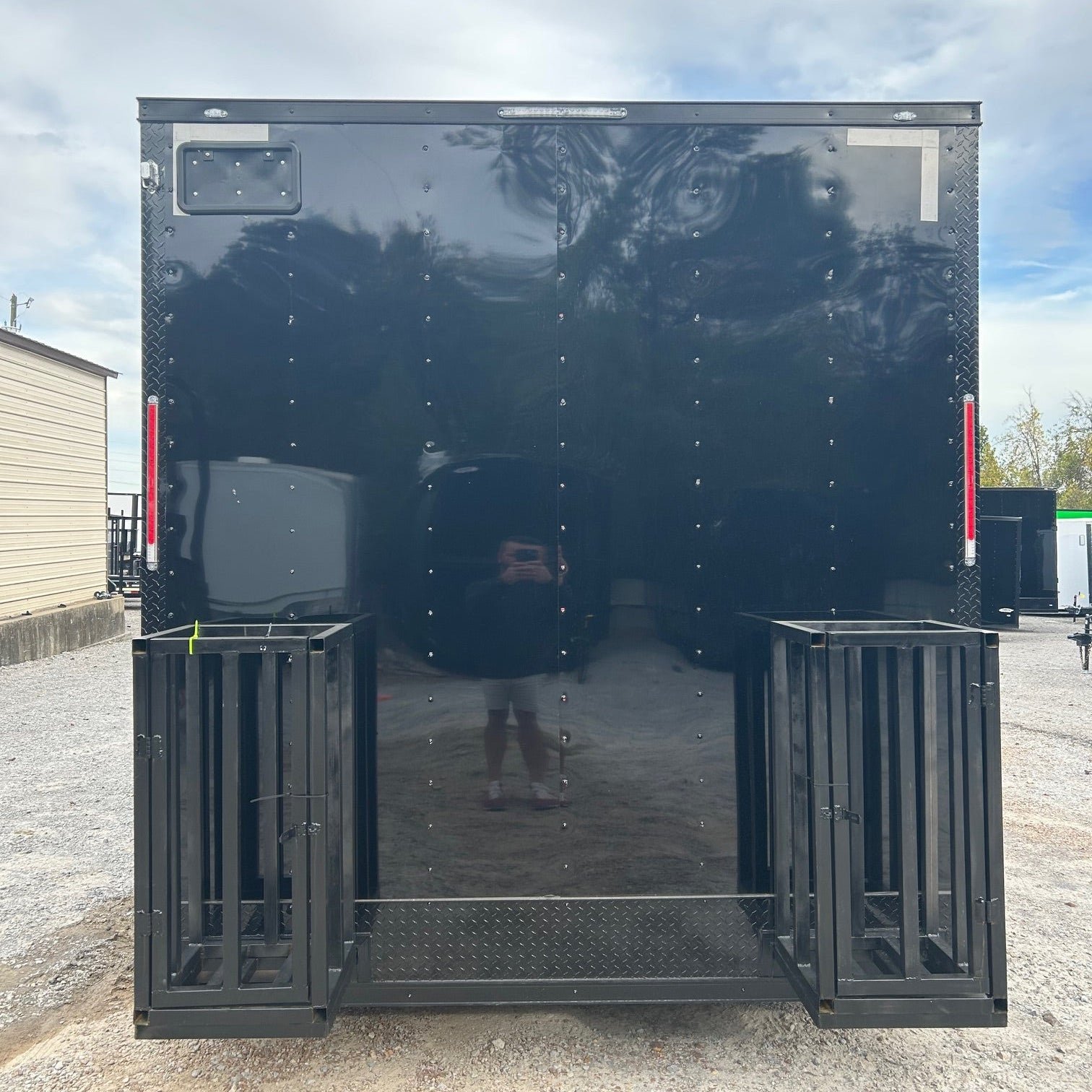8.5′ X 18′ Black With Blackout Custom Concession Trailer Food Event Catering — photo 7