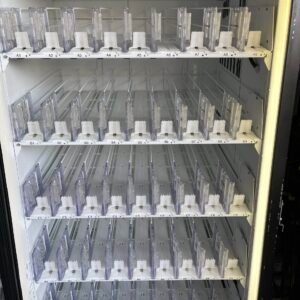 Refurbished Dixie Narco BevMax 5591 glass front beverage vending machine - view 3