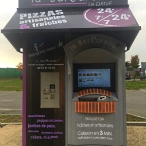 Fully automatic pizza vending machine 55-inch touchscreen - view 2