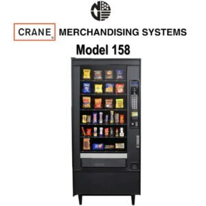 Refurbished Crane National 158 snack machine, dual-helix delivery