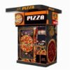 Used touchscreen pizza vending machine, hot fresh pizza on demand