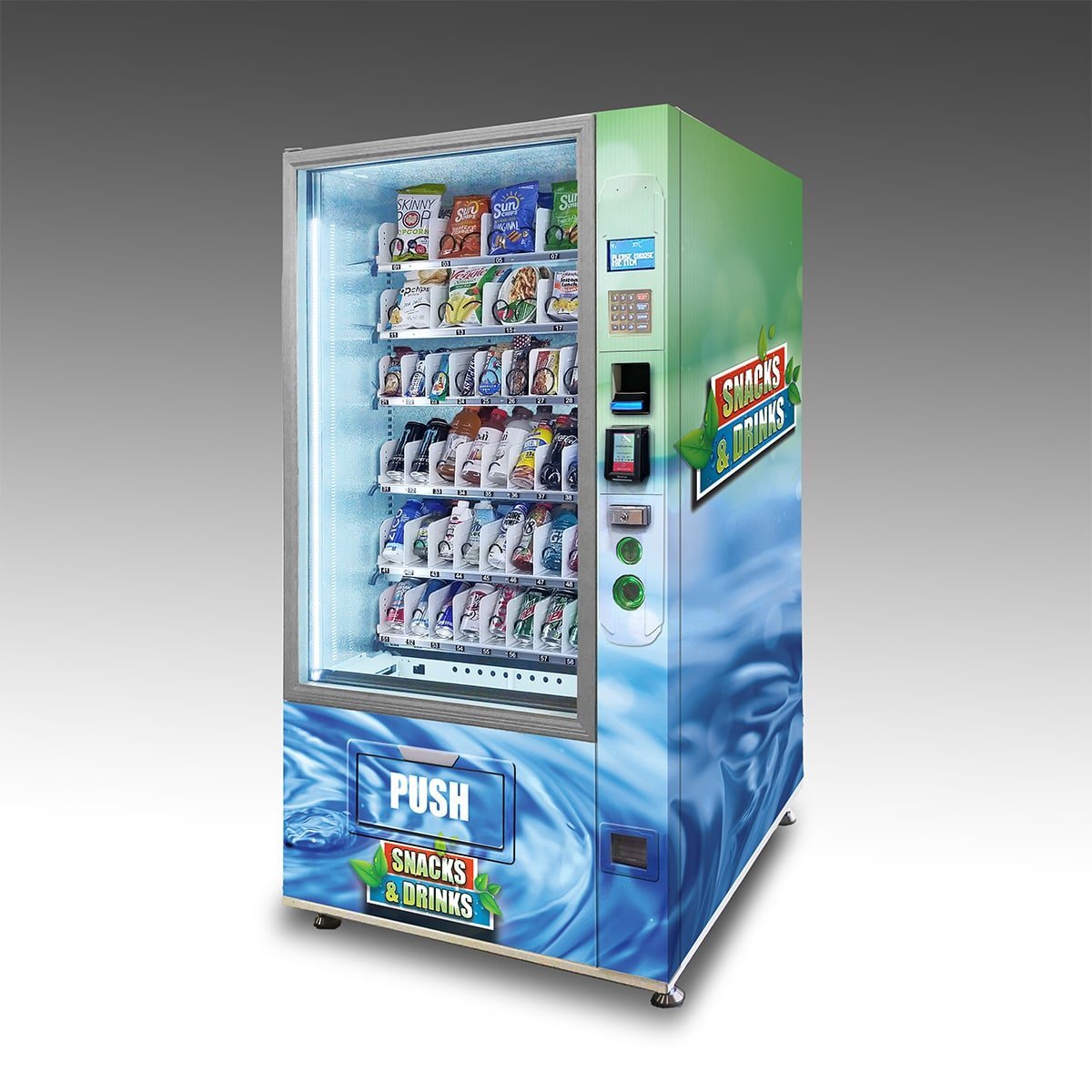SD_Duravend_5C_Wrapped.jpg DVS Duravend 5C combo vending machine front view - view 3