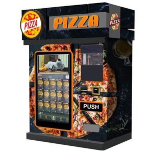 Used touchscreen pizza vending machine, hot fresh pizza on demand - view 2