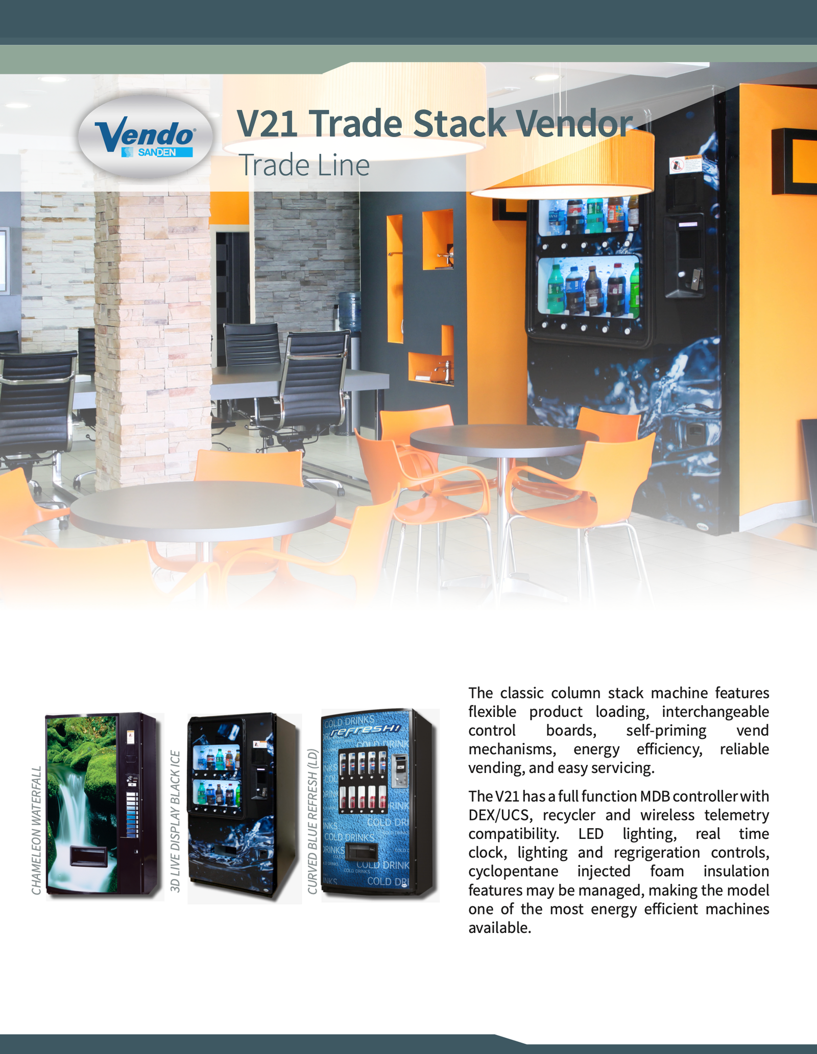 Vendo – V721 V21 Stacker Drinks Machine (Refurbished) — photo 3 Vendo V721 V21 Stacker - view 3