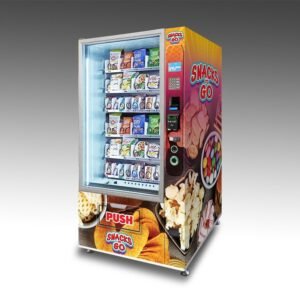 DVS Duravend 40S refrigerated snack vending machine front view - view 3