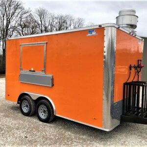 8.5×14 Equipped Donut Trailer