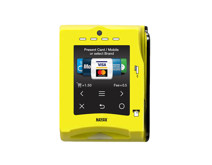 Nayax – VPOS TOUCH-4G – MDB YDEX (YELLOW) – WEBBING SIM Card