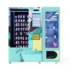 Celebrity merch vending machine with conveyor display