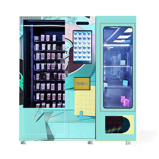 WXfGPhdAyF.webp Celebrity merch vending machine with conveyor display
