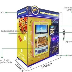 Used smart pizza vending machine with large touchscreen - view 5