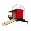 8.5 x 22 Drone Equipment Trailer with enclosed bay and covered deck