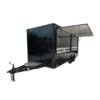 8.5 x 18 merchandising trailer black blackout display unit