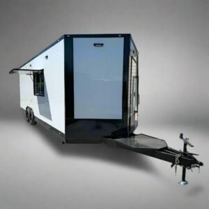 8.5' X 24' White With Blackout All Electric Food Trailer Event Catering