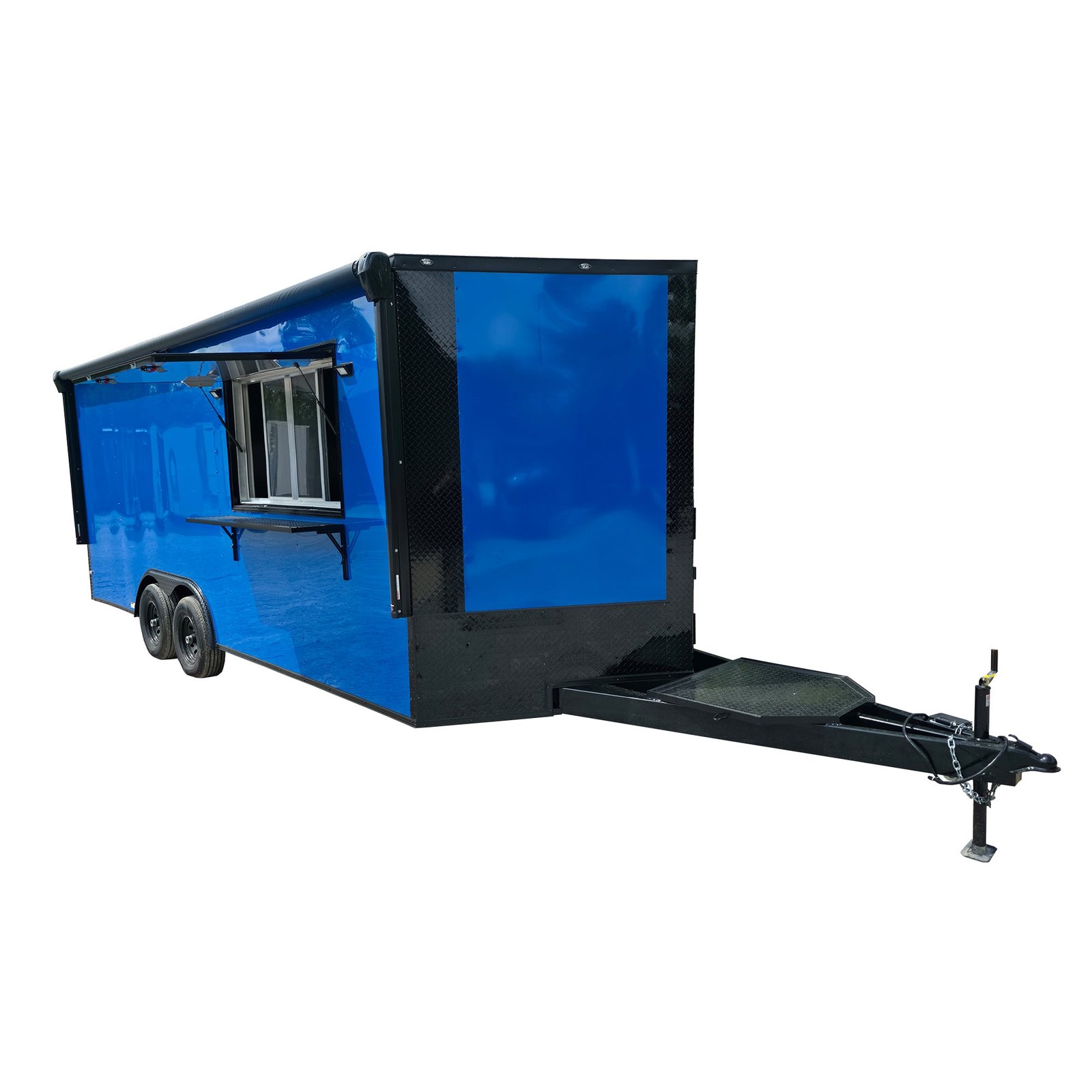 8.5′ X 20′ Cobalt Blue Concession Trailer Food Event Catering