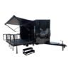8.5 x 14 stage trailer black deckover event platform