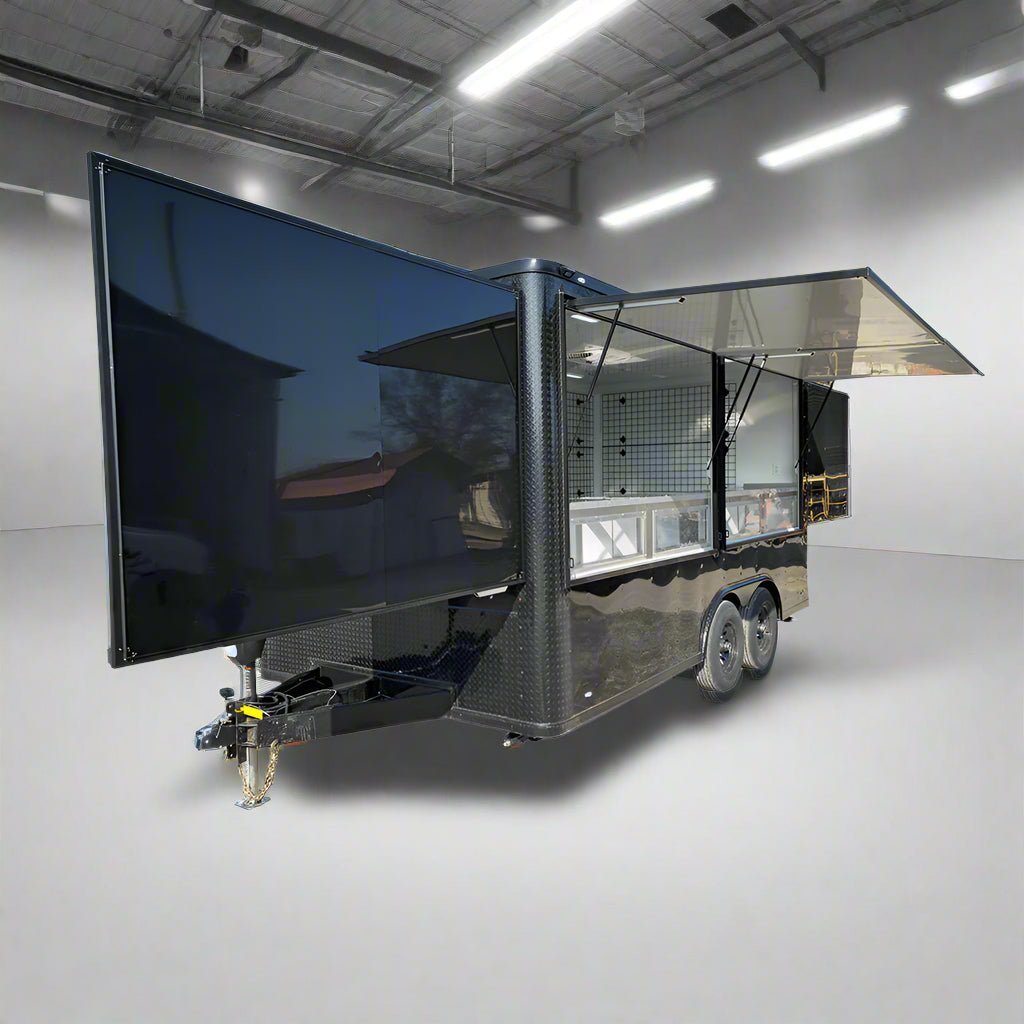 8.5′ X 16′ Merchandising & Marketing Event Trailer w/Blackout