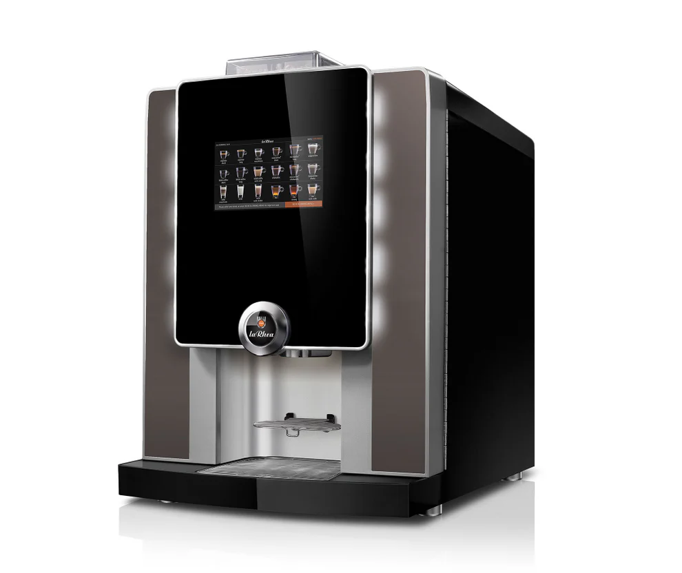 aRheaV_grandepremium1.0.webp Used LaRhea V Grande coffee machine with 7-inch touchscreen
