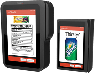 air-vend-nutrition-facts.png Refurbished Seaga N2G4000 healthy combo, refrigerated snack and drink machine - view 2