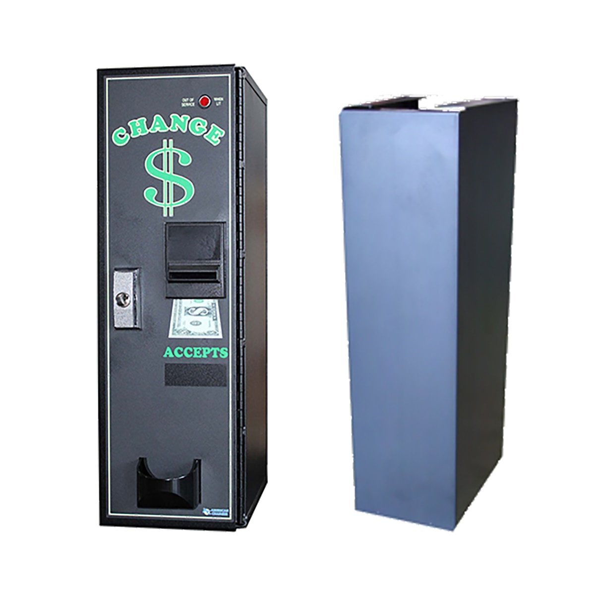 american-changer-ac1001-front-load-banknote-changer.jpg Used American Changer AC1001 front load banknote changer