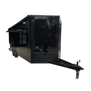 8.5' X 20' Concession Food Trailer Black Coffee Event