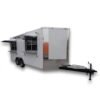 8.5 x 18 double window trailer with two 5-foot windows