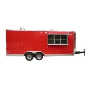 Concession Trailer 8.5'x20' Red - Catering Food Event Vending