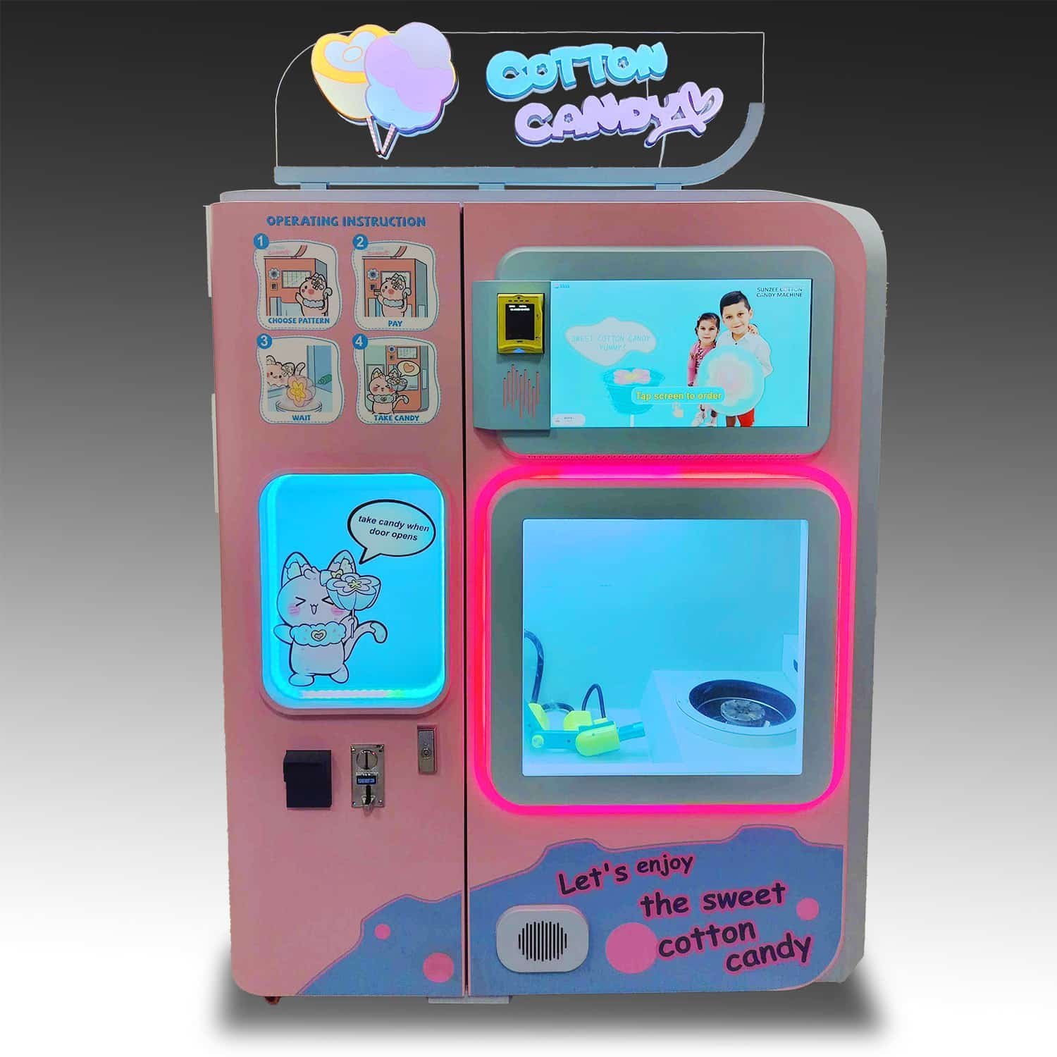 cotton-candy-product-final-1.jpg Sweet Spin cotton candy vending machine front view - view 8