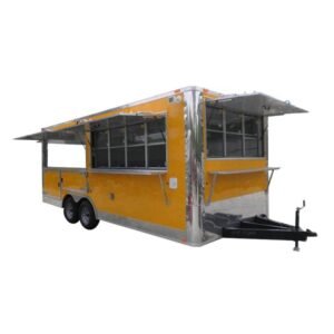 Concession Trailer 8.5'x20' Yellow - Vending Food Event Catering