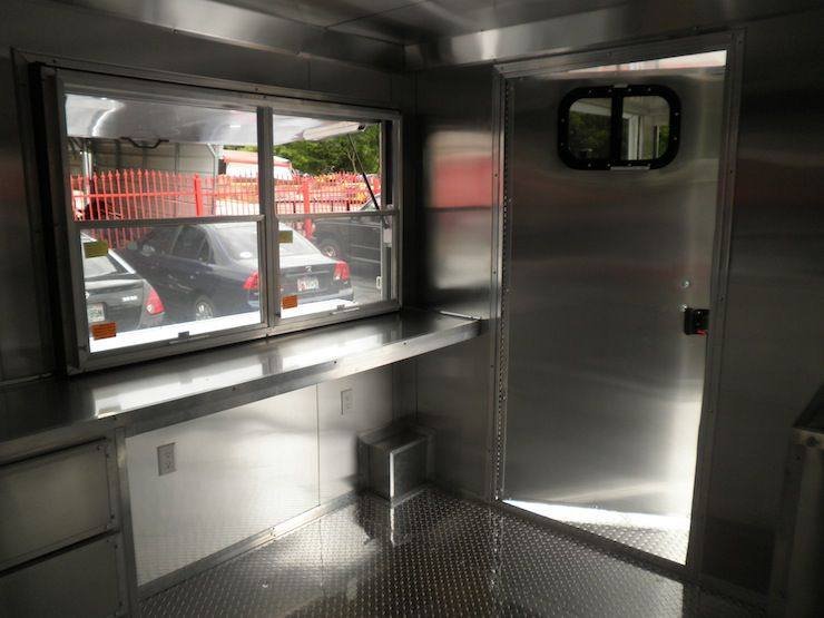 Concession Trailer 8.5’x20′ Black – Smoker BBQ Catering Event — photo 2