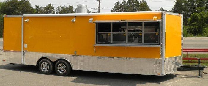 Concession Trailers 8.5’x24′ Yellow – Vending Food Catering Event trailer — photo 2
