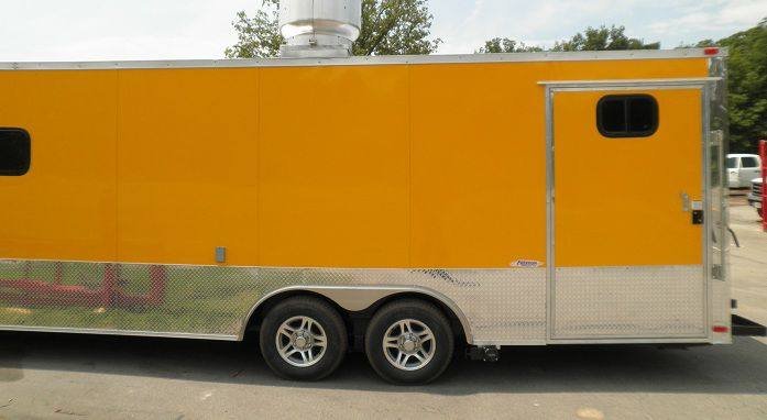 Concession Trailers 8.5’x24′ Yellow – Vending Food Catering Event trailer — photo 4