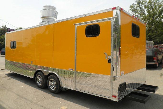 Concession Trailers 8.5’x24′ Yellow – Vending Food Catering Event trailer — photo 6