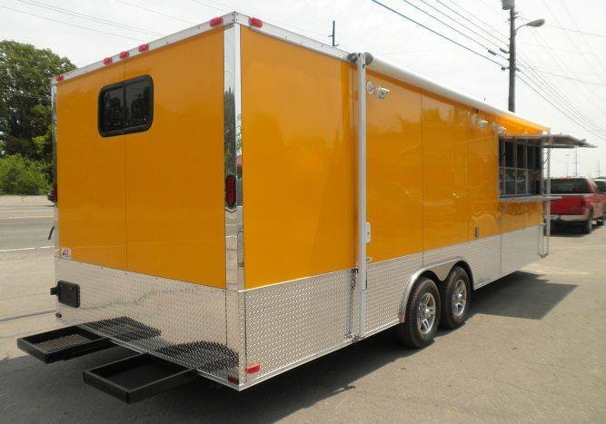 Concession Trailers 8.5’x24′ Yellow – Vending Food Catering Event trailer — photo 5