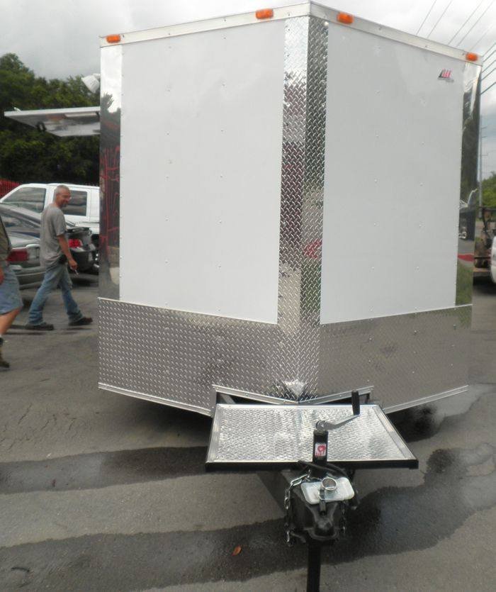 Concession Trailer 8.5’x20′ White – BBQ Smoker Event Catering — photo 11