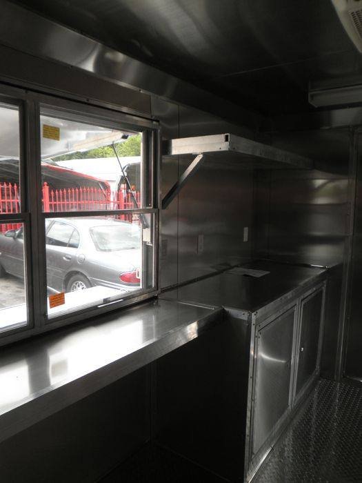 Concession Trailer 8.5’x20′ White – BBQ Smoker Event Catering — photo 5