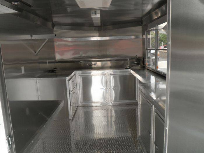 Concession Trailer 8.5’x20′ White – BBQ Smoker Event Catering — photo 8