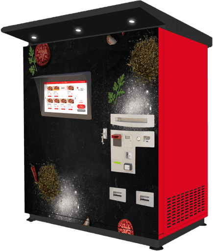 diva-1.png Automatic outdoor pizza vending machine front view - view 2
