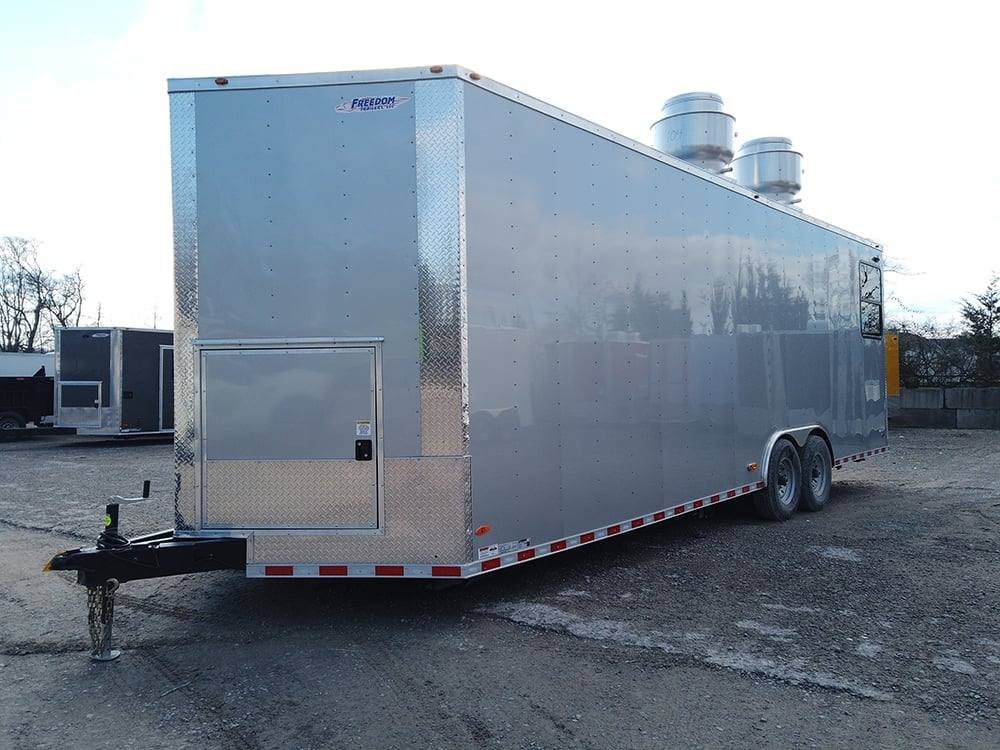 8.5′ x 26′ Silver Frost Concession Food Trailer with Appliances — photo 12