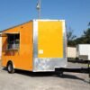 8.5 x 12 yellow v-nose trailer in bold Penske yellow