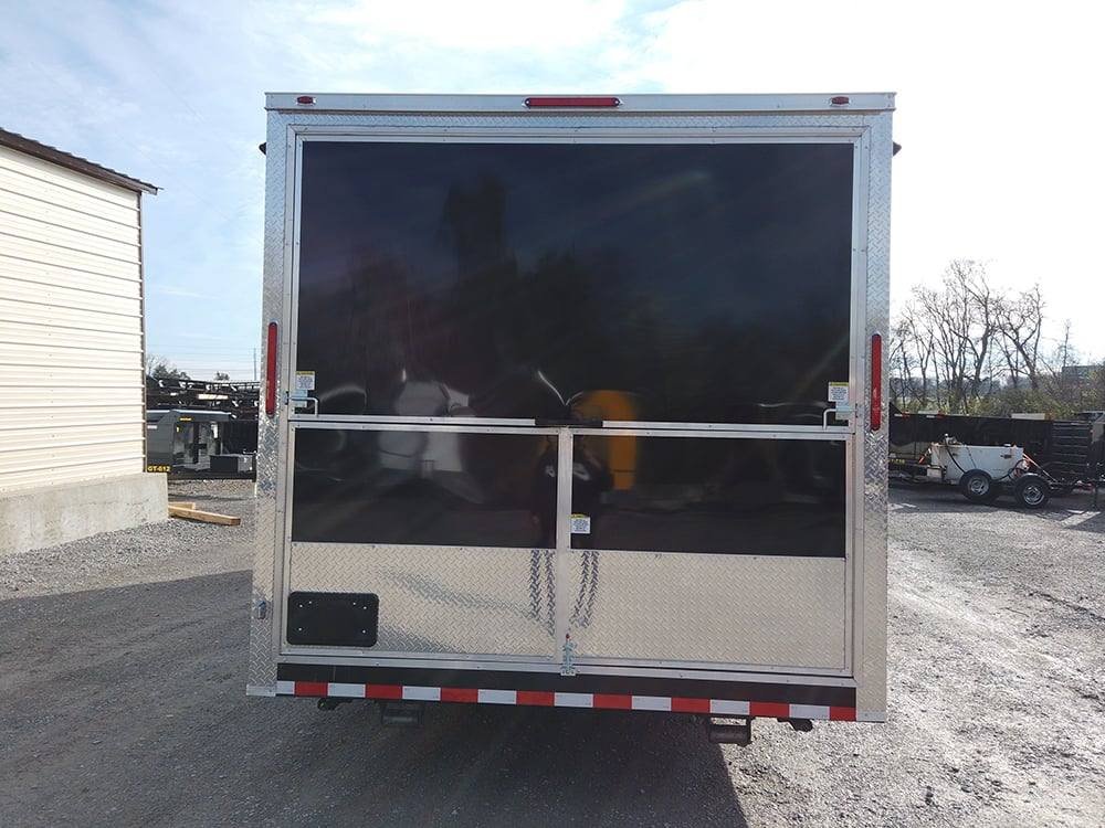 Black 8.5 X 24′ Porch Style Concession Food Trailer — photo 5