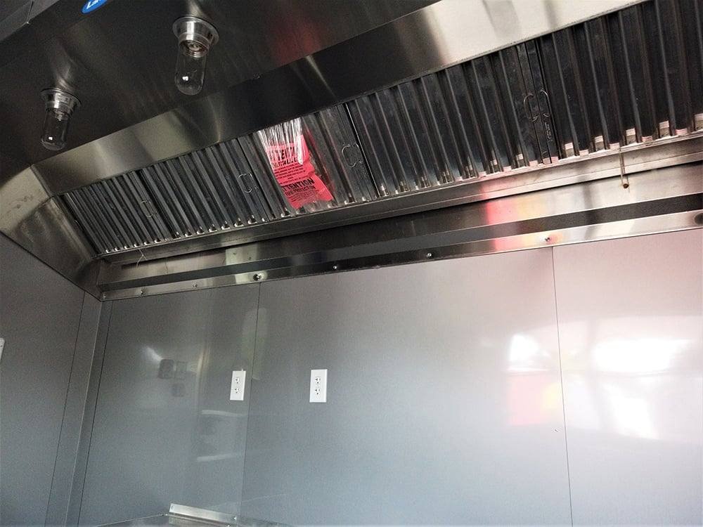 8.5′ x 22′ Black BBQ Porch Concession Food Trailer — photo 7