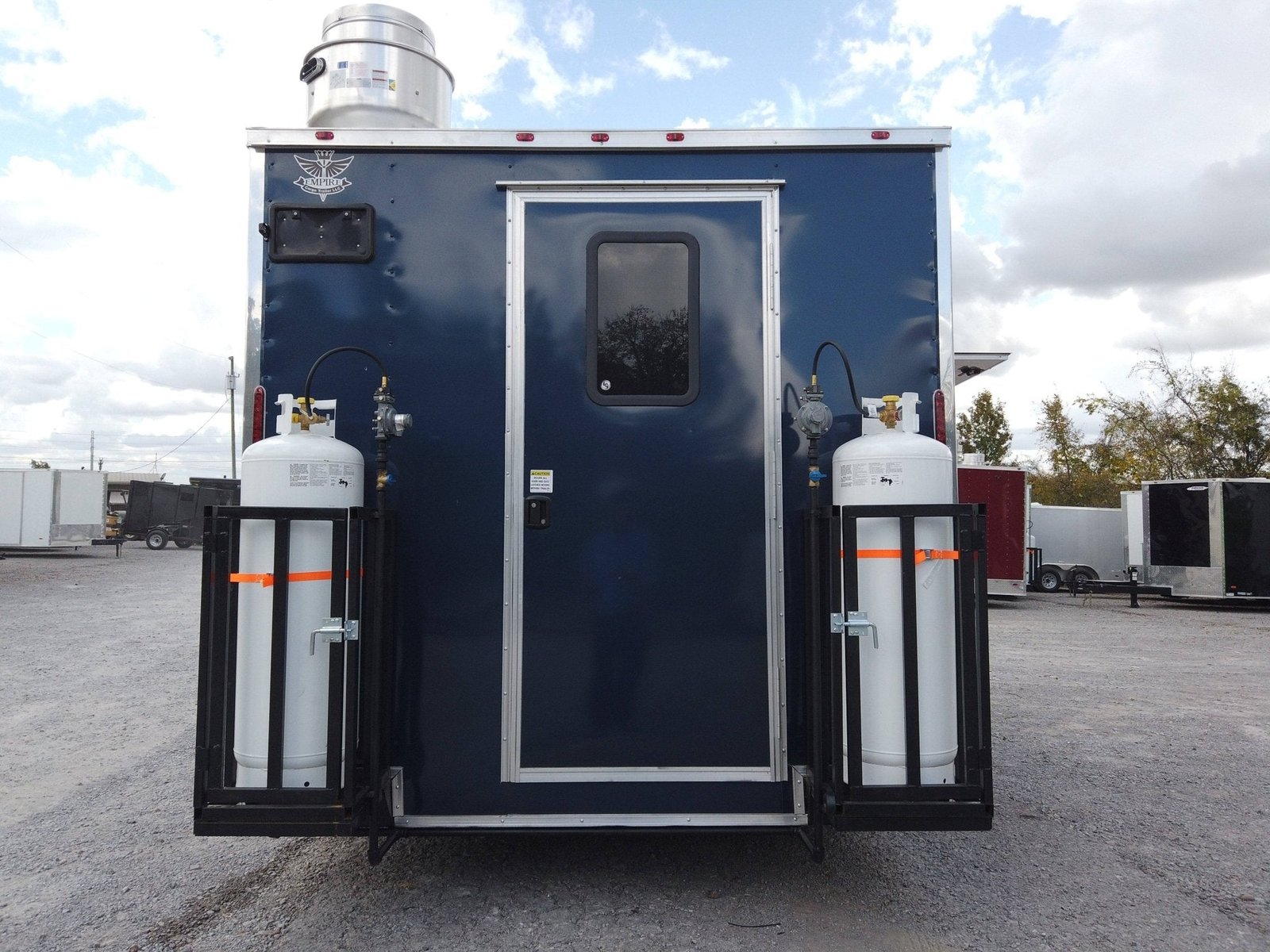 8.5′ x 16′ Indigo Blue Concession Trailer with Appliances — photo 6