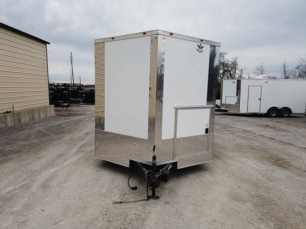 8.5′ x 18′ White Vending Concession Food Trailer — photo 5