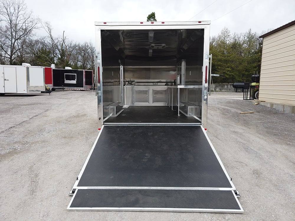 8.5′ x 18′ White Vending Concession Food Trailer — photo 13