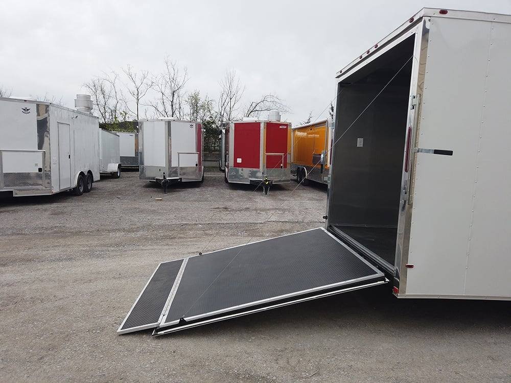8.5′ x 18′ White Vending Concession Food Trailer — photo 10
