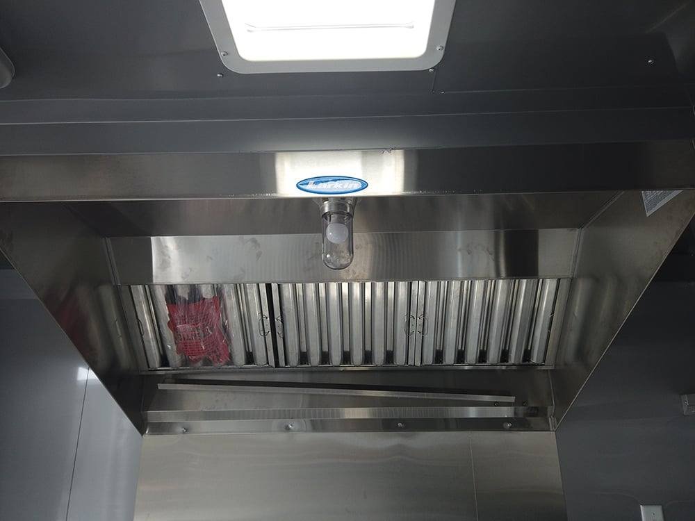 8.5′ x 22′ Charcoal Grey BBQ Porch Concession Food Trailer — photo 14