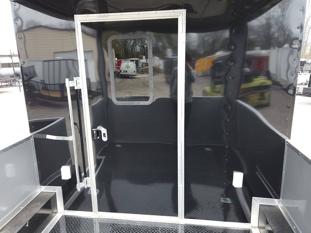 8.5′ x 22′ Black BBQ Porch Concession Food Event Trailer — photo 4