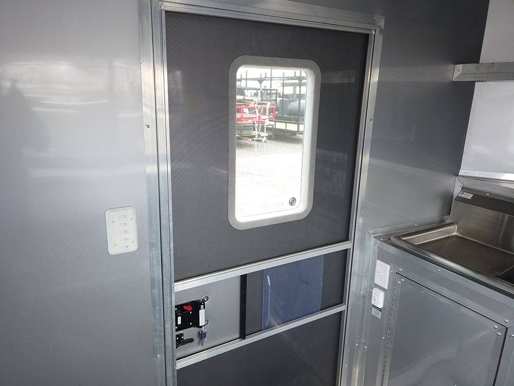 8.5′ x 22′ Black BBQ Porch Concession Food Event Trailer — photo 9