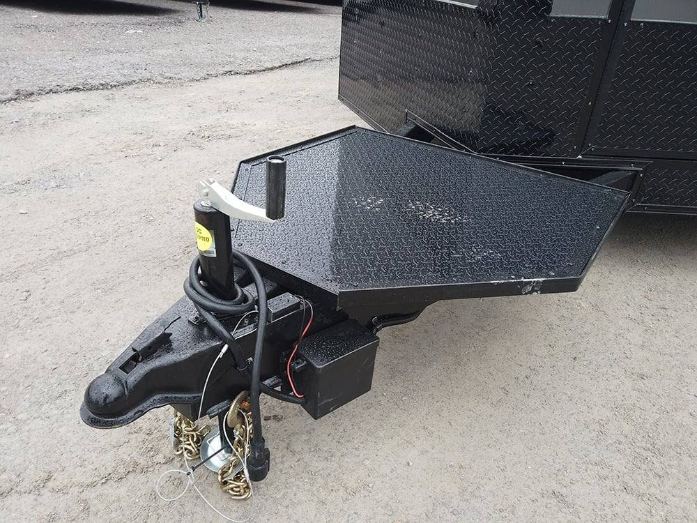 8.5′ x 20′ Charcoal Grey Concession Food Trailer — photo 3