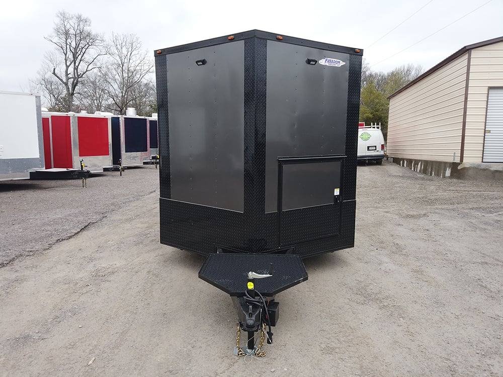 8.5′ x 20′ Charcoal Grey Concession Food Trailer — photo 8